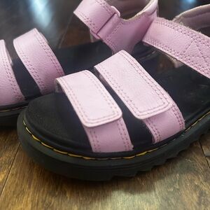 Dr. Martens Kids Pink Dual-Strap Sandals